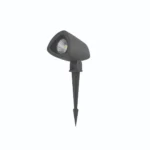 Adjustable-LED-Spike-Garden-Light-Weatherproof Premium Spike Garden Light: Adjustable black architectural LED ground spot with IP65 waterproof rating for luxury landscape and shrubbery lighting in India.