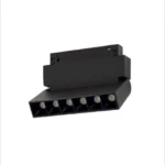 NJ-MTRKL-03-Foldable-Magnetic-Track-Spotlight NJ-MTRKL-03 Foldable Magnetic Track Spot: Modern black adjustable 90-degree folding LED grille light for architectural task lighting in India.