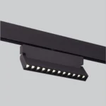 NJ-MTRKL-03-Foldable-Magnetic-Track-Spotlight NJ-MTRKL-03 Foldable Magnetic Track Spot: Modern black adjustable 90-degree folding LED grille light for architectural task lighting in India.