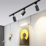 Neje-Lighting-Professional-LED-Track-Light-Black Premium Matte Black LED Track Light by NEJÉ Lighting - Professional Architectural Spotlight for Luxury Indian Homes, Galleries, and Retail Showrooms. High CRI Alternative to Philips and Havells Track Lighting.