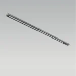 Professional aluminum Linear LED Track Profile (Track Patti) by NEJÉ Lighting in matte black and white finishes. High-durability architectural track rail for surface and recessed mounting, compatible with premium magnetic and COB spotlights.