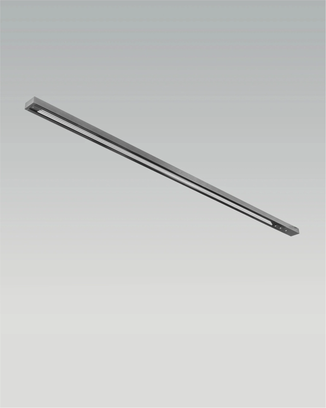 Professional aluminum Linear LED Track Profile (Track Patti) by NEJÉ Lighting in matte black and white finishes. High-durability architectural track rail for surface and recessed mounting, compatible with premium magnetic and COB spotlights.
