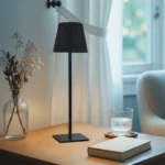 Velora-Touch-Sensor-Lamp-Minimalist-Cordless-2026 Velora Touch Sensor Lamp: Premium minimalist cordless table lamp in black and white variations for luxury Indian home decor.